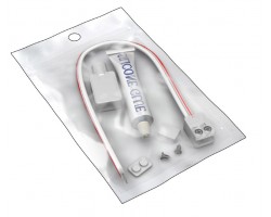Kit de conexión y alimentación estanco para tira LED 230V de 12mm con Silicona